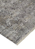 4' X 5' Tan And Gray Oriental Distressed Area Rug